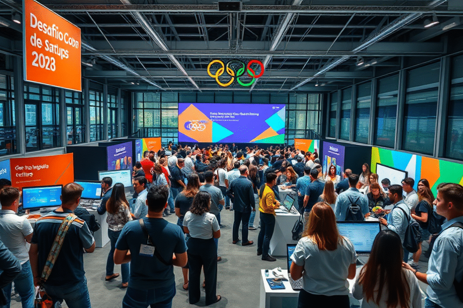 Desafio COB de Startups promovendo inovação no ecossistema esportivo brasileiro.