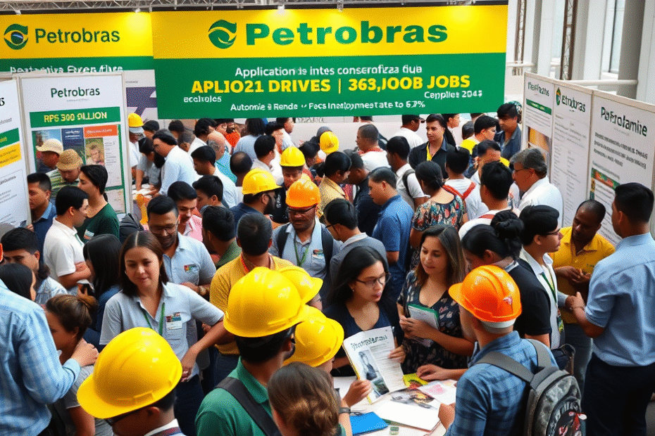 Trabalhadores de aplicativos se juntam à Petrobras em novas oportunidades de emprego.