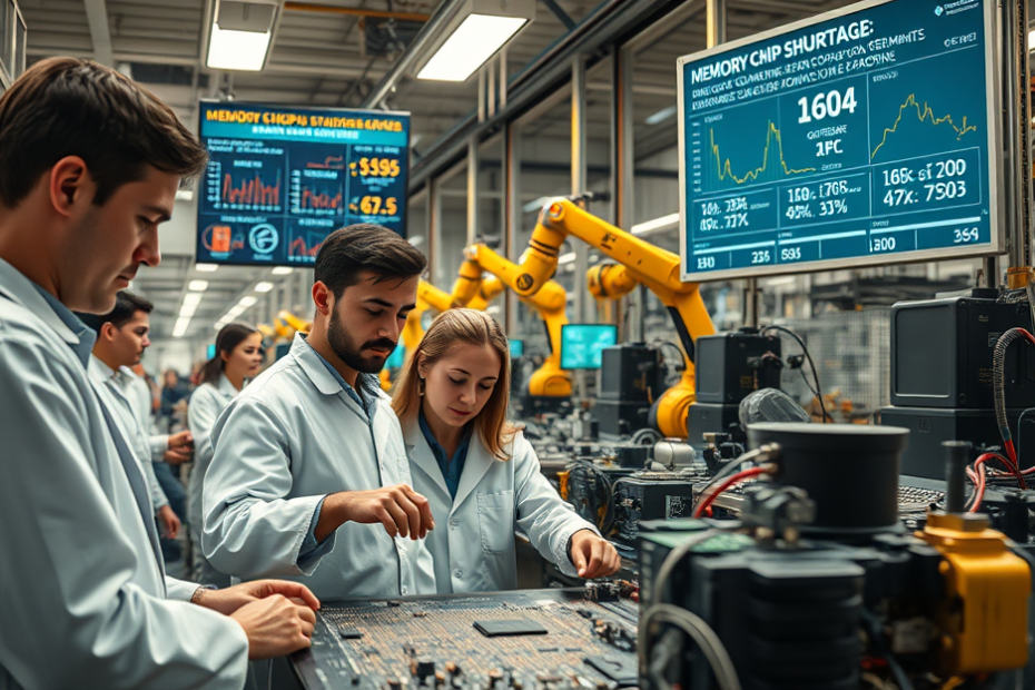 A escassez de chips de memória afeta preços de smartphones e PCs, com impactos significativos no mercado e nas empresas menores.