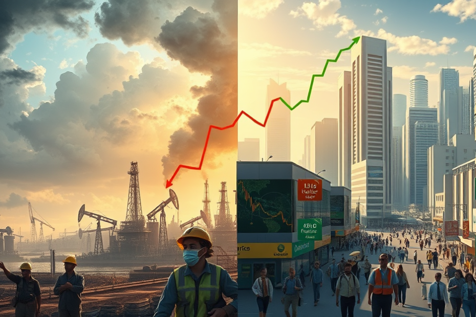 Gráfico ilustrando a perda de participação no PIB dos municípios de São Paulo e Rio de Janeiro entre 2022 e 2023.