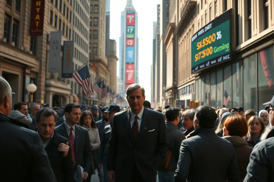 Gráfico de desempenho do S&P 500 em 2025, destacando os ganhos e os riscos associados à inteligência artificial.