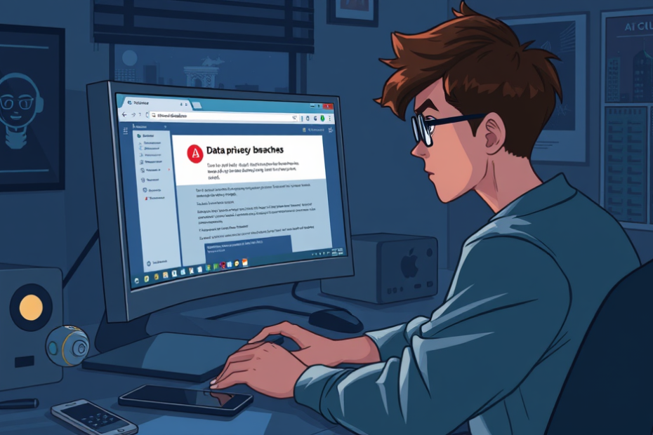 Imagem ilustrativa sobre o Urban VPN Proxy e a captura de dados privados dos usuários.