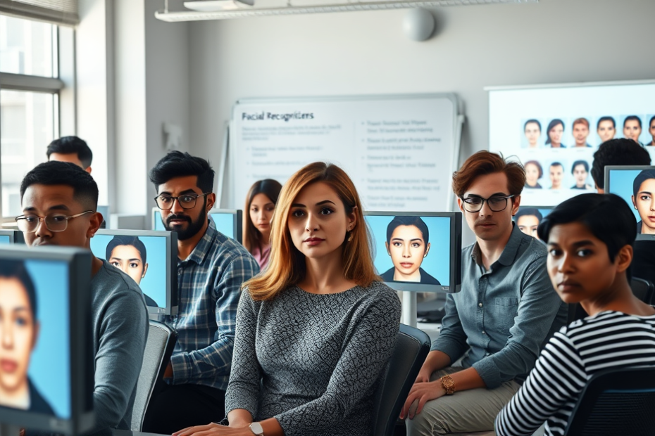 Estudo sobre treinamento de reconhecimento facial em voluntários