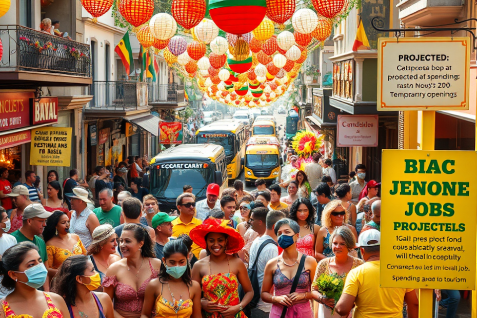 Carnaval de 2026 e sua movimentação financeira projetada