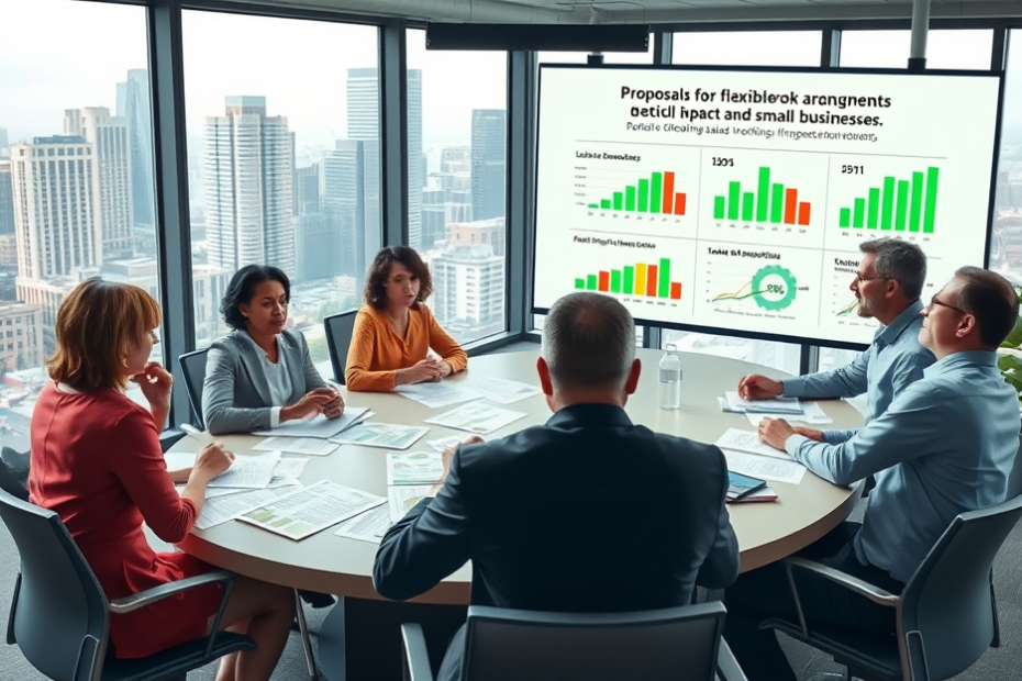 Ilustração dos impactos econômicos da proposta do governo para reduzir a jornada de trabalho semanal.