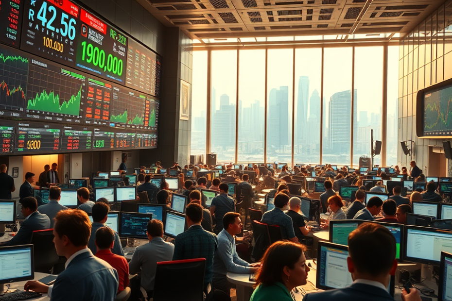 Ibovespa atinge recordes históricos com investimento estrangeiro, refletindo incertezas do cenário internacional e potencial para crescimento futuro.