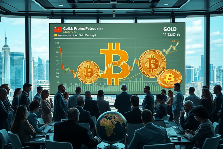 Imagem representando a evolução do Bitcoin como reserva de valor em um cenário econômico em mudança.