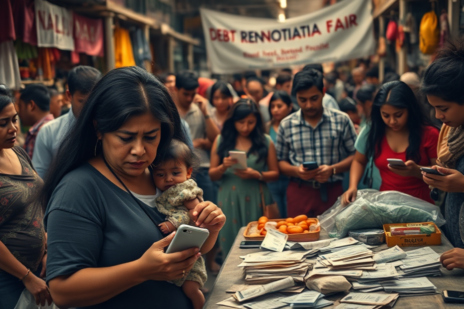 Gráfico mostrando o aumento do endividamento das famílias brasileiras e impacto na economia.