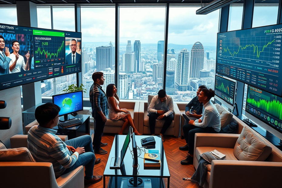 Imagem ilustrativa sobre plataformas de previsões financeiras e apostas que estão ganhando espaço no Brasil.