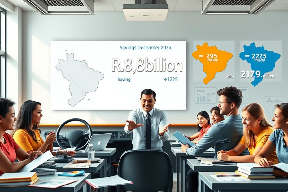 Gráfico mostrando a economia na obtenção da CNH no Brasil com a nova plataforma.