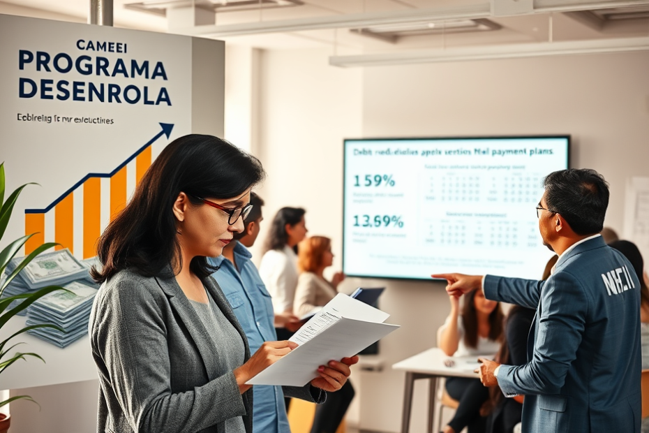 Imagem sobre o Programa Desenrola MEI, focando na renegociação de dívidas para microempreendedores.
