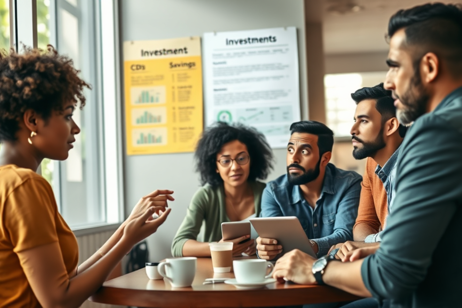 Gráfico representando o interesse dos brasileiros em aprender sobre investimentos e suas principais preocupações financeiras.