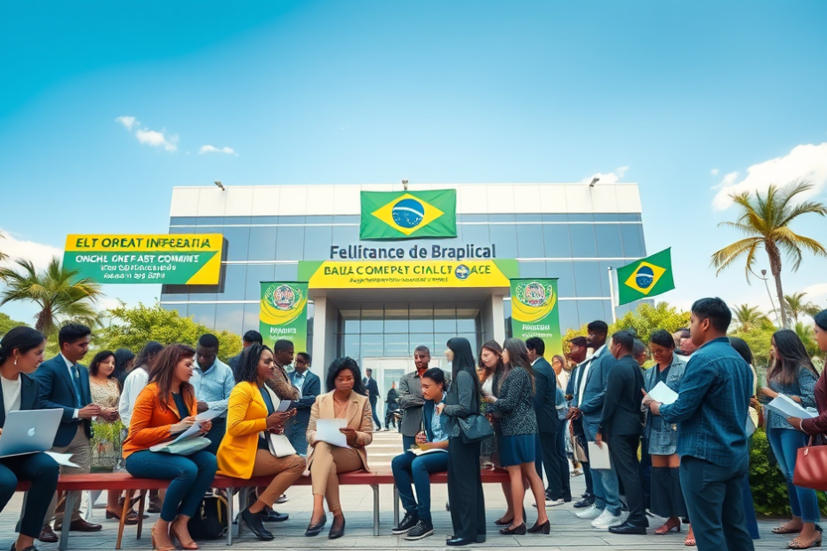 Anúncio sobre concurso público da Agência Brasileira Gestora de Fundos Garantidores e Garantias com detalhes sobre inscrição e vagas disponíveis.