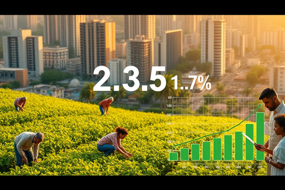 Crescimento do PIB e sua influência na economia e empregos.